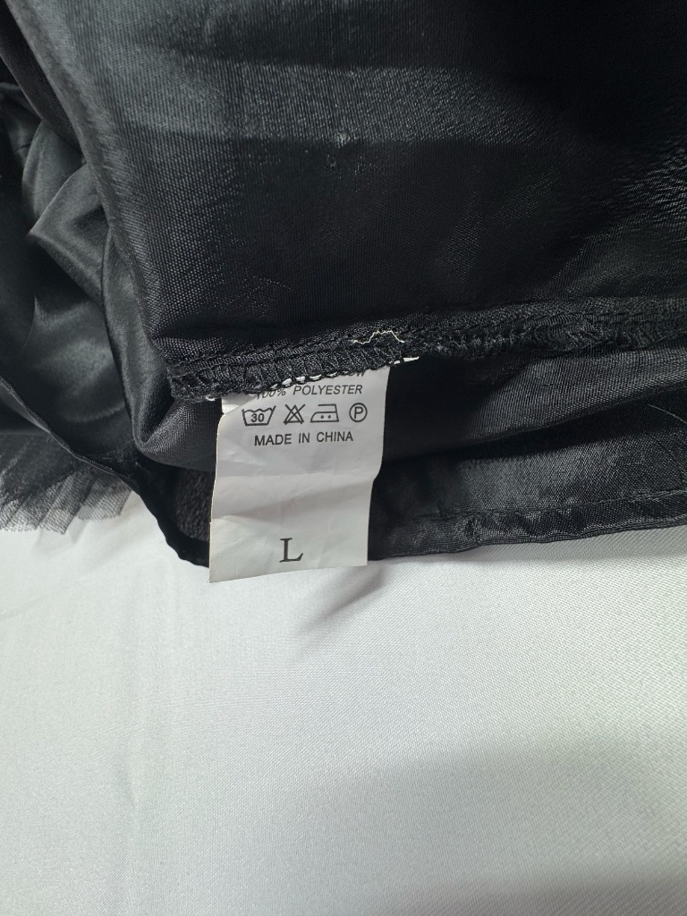 Sipaiya Black Tiered Tulle Corset Dress - Size L - NEW Without Tags. - Picture 9 of 11